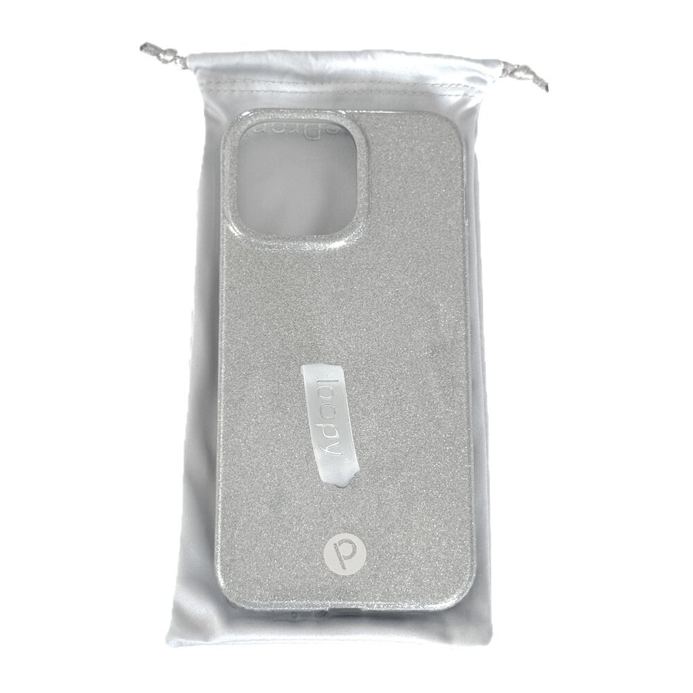 NWT Loopy PLATINUM SPARKLE iPhone 15 Pro Max Phone Case - Righty - Picture 3 of 13